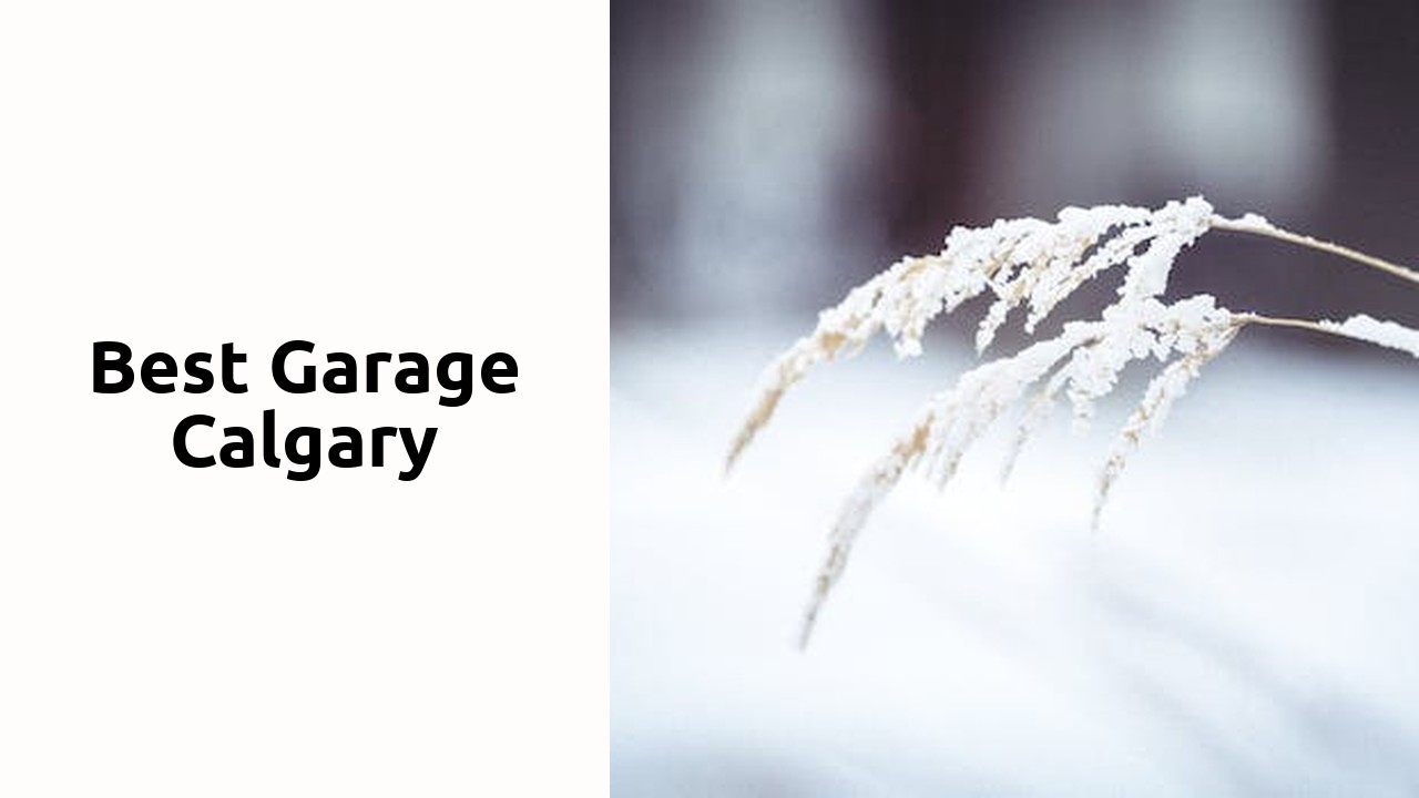 Best Garage Calgary
