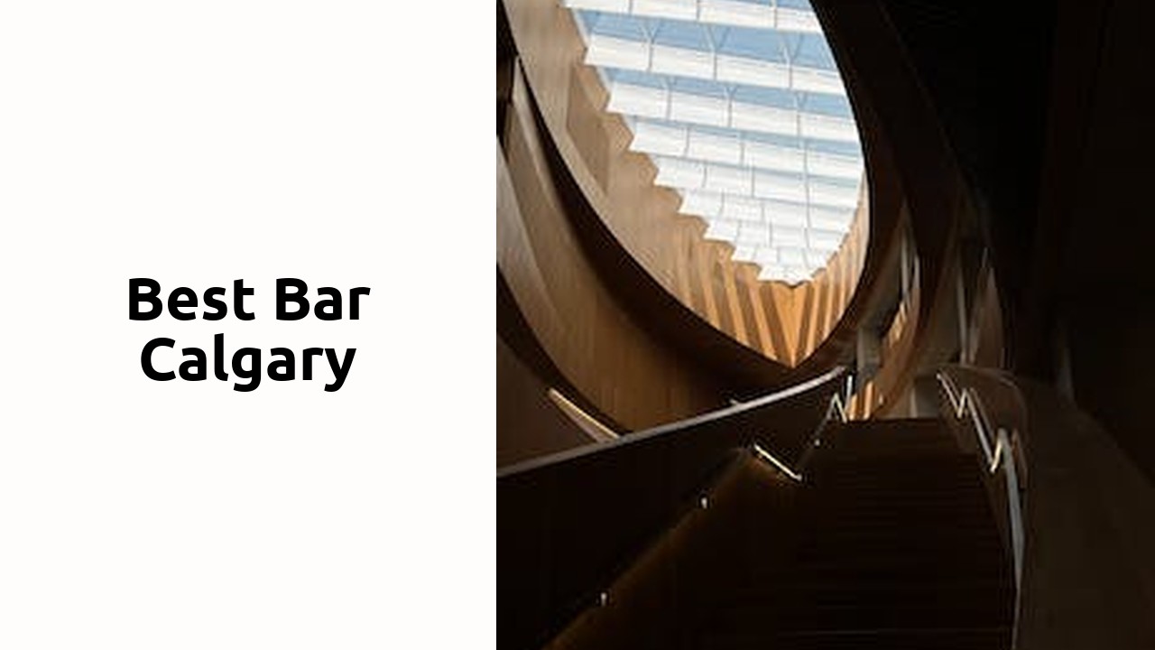 Best Bar Calgary