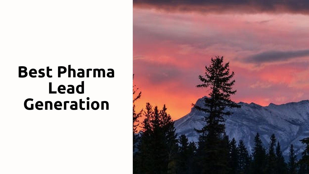 Best Pharma Lead Generation